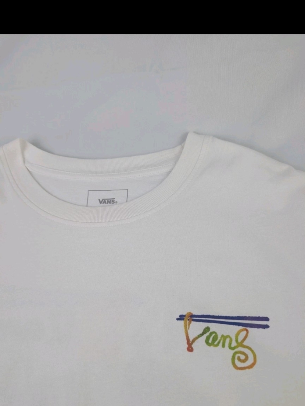 Vans Paul’s Ramen Graphic T-Shirt White Men’s Large Relaxed Fit